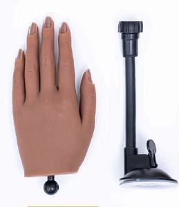 Main prothétique en silicone dans un matériau en silicone pour la pratique de l'art des ongles Outil de simulation de correspondance des mains pour l'entraînement des mains artificielles - Product Image 6