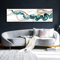 Peinture abstraite moderne sur toile encadrée sur mesure pour hôtel, commande en gros, art mural coloré pour chambre à coucher, idéal pour l'hôtellerie