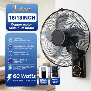 Ventilador de Pared Eléctrico de 16 Pulgadas con Control Remoto para Contratos de Suministro a Gobierno y Organizaciones No Gubernamentales - Product Image 2