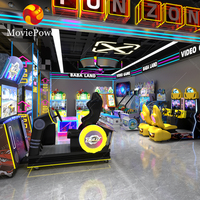 Pemasok Mesin Arcade Harga Terjangkau MoviePower, Permainan Koin untuk Taman Bermain Dalam Ruangan, Mesin Game Arcade Taman Hiburan