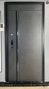 Moderna Serratura Intelligente Turca, <span class=keywords><strong>Porta</strong></span> d'Ingresso Principale Antieffrazione per Villa, <span class=keywords><strong>Porta</strong></span> di Sicurezza Insonorizzata e Impermeabile - Product Image 2