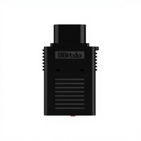 Receiver Retro 8BitDo untuk Konsol NES Original, Latensi Rendah, Mendukung DS3, DS4, Wiimote, Wii U Pro, Switch Joy-Con