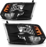 Conjunto de Faro Delantero Izquierdo y Derecho para Dodge Ram 1500 2500 3500 2009-2018