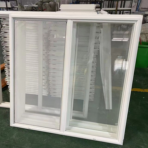 Fenêtre coulissante en vinyle UPVC fenêtre coulissante en plastique ouverte horizontale pour les États-Unis pour les rénovations domiciliaires et les nouveaux projets de construction - Product Image 1