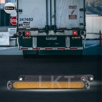 Feux de remorque LKT 15led 12v24v feux indicateurs de dégagement feux de position latéraux avant et arrière feux de remorque caravane camion