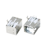 Antarmuka USB Printer ZX, Basis Antarmuka Data 90 Derajat, Soket Tipe D, Konektor Vinyl OEM