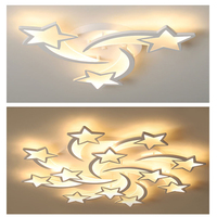 Lámpara decorativa contemporánea para habitación y sala de estar Oem Odm Control remoto iluminación de la casa Techo Luz de techo Led moderna