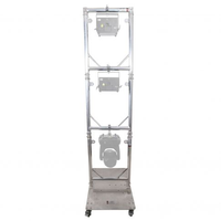 Structure de scène DJ en alliage d'aluminium certifiée TUV, pliable, portable, avec connecteur supérieur en U, pour éclairage de scène mobile et affichage