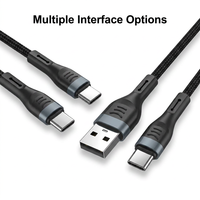 Câble de charge rapide 120W Type-C, câble de charge tressé, interface USB, alliage d'aluminium, câble de charge rapide pour voiture, universel