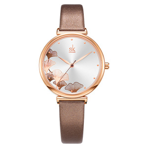 นาฬิกาข้อมือ Shengke K0139 K0139L แฟชั่นหรูหราสำหรับสุภาพสตรี ดีไซน์<span class=keywords><strong>ดอก</strong></span>ไม้ กันน้ำ ระบบควอตซ์ เหมาะสำหรับผู้หญิงและเด็กผู้หญิง - Product Image 2