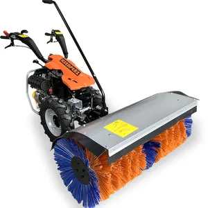 Best price electric diesel snow blower oem 13 15HP gasoline roller brush snowplow for truck