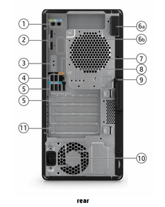 Hpe Z2 G9 tháp Máy Trạm Z2 G5 i7-12700/32GB Ram/512GB SSD + 1TB HDD/DVD Máy tính để bàn máy tính PC - Product Image 3