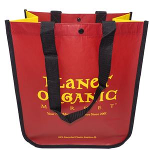 Sac fourre-tout en forme de Ménongue REPT Eco Lulu, certifié GRS, avec impression personnalisée, réutilisable, durable, en PET recyclé, avec bouton-pression - Product Image 2