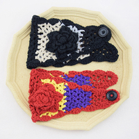 Hot Koop Haak Tulband Brede Breien Wollen Haaraccessoires Retro Contrast Gebreide Wol Hoofdband