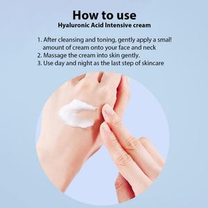 Soins cosmétiques pour la peau, hydratation longue durée, crème hydratante pour le visage à l'acide hyaluronique, soin intensif - Product Image 6