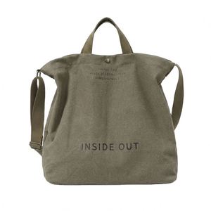 Bulk Budget Practical Zipper Large Capacity Canvas Tote <b>Bag</b>, Durable Handheld Cotton <b>Bag</b>, <b>School</b> Casual Carry,& Printing Offere - Product Image 1