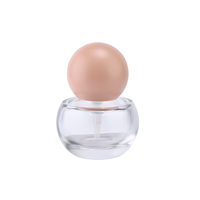 Botol Kaca Kosong Unik Isi Ulang Ukuran Perjalanan 30ml untuk Krim Perawatan Kulit, Lotion, Makeup, Foundation Cair dengan Semprotan Lotion