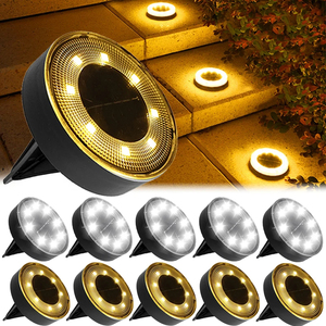 Lampe <span class=keywords><strong>solaire</strong></span> à disque pour extérieur, jardin, pelouse, étanche, lampes souterraines, projecteur, lampes enterrées, éclairage au sol, <span class=keywords><strong>spot</strong></span> lumineux décoratif - Product Image 1