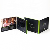 Nouvelle brochure vidéo électronique professionnelle avec écran LCD, boîte à courrier publicitaire, cadeau promotionnel, carte de remerciement pour entreprise