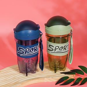 Paquete al por Mayor de Botellas Mezcladoras Multicolores con Bola Mezcladora Antideslizante y Hermética para Entusiastas del Fitness - Product Image 5