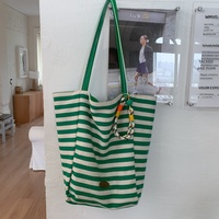 Nouveau sac fourre-tout en nylon de style japonais, réutilisable et résistant, avec impression personnalisée, à porter à l'épaule, idéal pour la publicité ou comme cadeau.