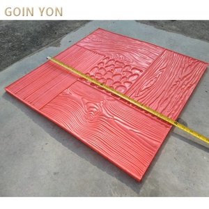 Düşük fiyat PU malzeme modeli G482 ahşap çerçeve dekoratif esnek baskı beton pullar kalıp - Product Image 5