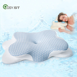 <span class=keywords><strong>Oreiller</strong></span> ergonomique en mousse à mémoire de forme, forme papillon, pour le sommeil, avec soutien cervical, personnalisable avec logo OEM - Product Image 1
