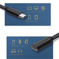 Cable de Extensión USB 3.1 Tipo-C Macho a Hembra, Multifuncional, para Teléfono Móvil, de Fábrica, OEM