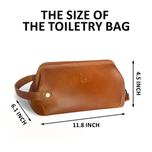 Beauty Case <span class=keywords><strong>da</strong></span> <span class=keywords><strong>Viaggio</strong></span> in Pelle di Alta Qualità per <span class=keywords><strong>Uomo</strong></span> con Astuccio Cosmetico e Chiusura a Cerniera, Design alla Moda con Motivo a Lettere - Product Image 2