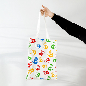 Bolsa de Compras Personalizada Ligera de Poliéster y Algodón con Asas - Product Image 5