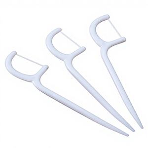 Hilo Dental Premium de Marca OEM con Hilo de Nylon/PTFE/UHMWPE y Mango de PS/PP para una Limpieza Dental Eficaz - Product Image 1