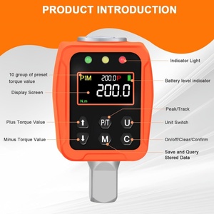 Convertidor de Llave Dinamométrica Digital de 7.4-147.5 Ft-lb/10-200 Nm, Adaptador de Torque Digital de 1/2'' - Product Image 2