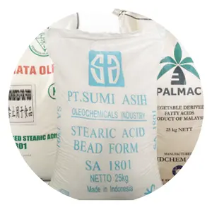 Stearic Acid 1801化粧品グレード99% CAS 57-11-4 Stearic Acid Powder工場出荷時の価格