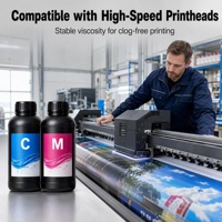 Tinta UV LED untuk Printer Digital Tinta Pengerasan UV Kecepatan Tinggi