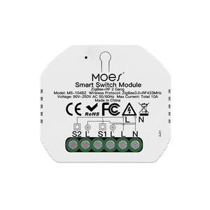 Mini DIY Zigbee 3.0 Z Sóng Thông Minh Ánh Sáng Chuyển 2 Gang 1/2 Way Mô-đun Cuộc Sống Thông Minh/Tuya Không Dây Điều Khiển Từ Xa Hỗ Trợ Amazon Alexa - Product Image 2