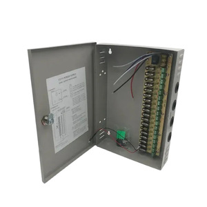 Caja de Alimentación para Monitoreo de 18 Canales, 220V CA a CC, Salida de 12V 24V para Sistema de Vigilancia CCTV, Carcasa Metálica - Product Image 3