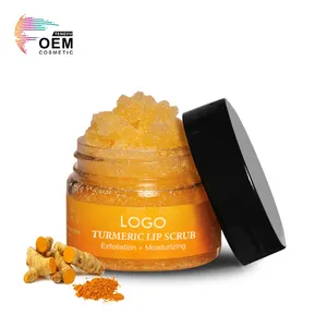 Wholesale Oem turmeric Moisturizing Private Label Exfoliating Lip Scrub Manufacturer