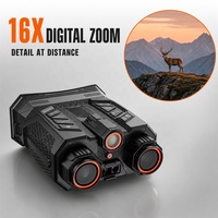 Цифровой монокуляр ночного видения для охоты и кемпинга, 48 МП и 4K UHD, 16 часов работы от батареи, полноцветное изображение