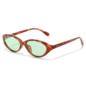 Lunettes de soleil polarisées œil de chat Y2K vintage 2026 avec logo personnalisé, imprimé léopard, protection UV400, monture TR90, pour hommes et femmes - Product Image 4