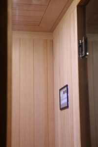 Acogedora Cabina <span class=keywords><strong>de</strong></span> Sauna <span class=keywords><strong>de</strong></span> Madera con Iluminación LED Ambiental Integrada - Product Image 6