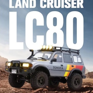 รถบังคับวิทยุ 1:10 FCX10 LC80 Land Cruiser RC Car 4WD ตัวถังโลหะ 4 ช่องสัญญาณ รีโมท 80 เมตร ระบบส่งกำลังความเร็วสูง/ต่ำ ไฟ LED เต็มรูปแบบ สาย USB สำหรับผู้เชี่ยวชาญ - Product Image 4