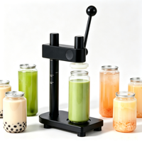 Nouvelle conception de machine à sceller les canettes manuelle commerciale pour le thé au lait, machine à capsuler les canettes PET, outils de cuisine intelligents