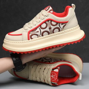 Zapatillas Deportivas para Hombre, Primavera, Nuevas, Modernas, Versátiles y Cómodas, con Bordado y Diseño de Combinación de Colores, para Uso Casual - Product Image 2