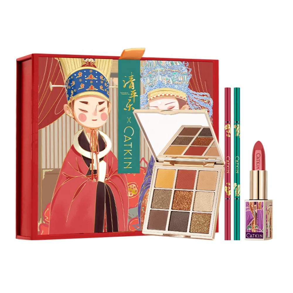 Оптовая продажа, набор для макияжа CATKIN для профессионалов, коробка, косметика, товары для макияжа