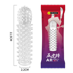 Préservatif piercing pénis pénétration nue <span class=keywords><strong>ultra</strong></span>-mince accessoire sexuel masculin longue durée - Product Image 5