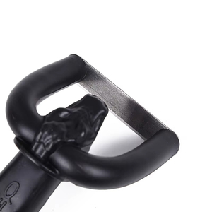 Barbecue Tools Handheld Meat Fat <b>Trimmer</b> Stainless Steel Non-slip Handle Meat Slicer Manual <b>Black</b> Meat Cutters Beef - Product Image 6