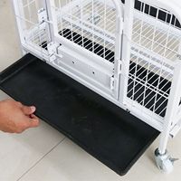 Bac de cage pour animaux de compagnie robuste et extra large, pour chien, chat et oiseau, support pour tapis de propreté pour chiot, bac inférieur de cage