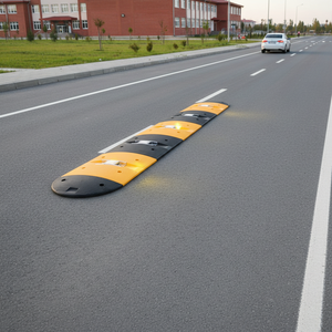 Juego de Reductores de Velocidad de 2.5 Metros con Luces Intermitentes y Cubierta de PVC para Seguridad Vial - Product Image 5