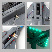 FX622 RC avion télécommande avion F22 modèle jouet petit planeur en mousse avec lumières combattant Rc avion jouets mise à niveau FX620