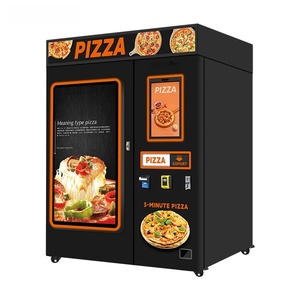 Distributeur automatique de pizza en acier entièrement automatique pour la restauration rapide en libre-service en extérieur, offrant une variété d'options de saveurs - Product Image 1